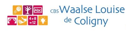 Logo Waalse Louise de Colignyschool